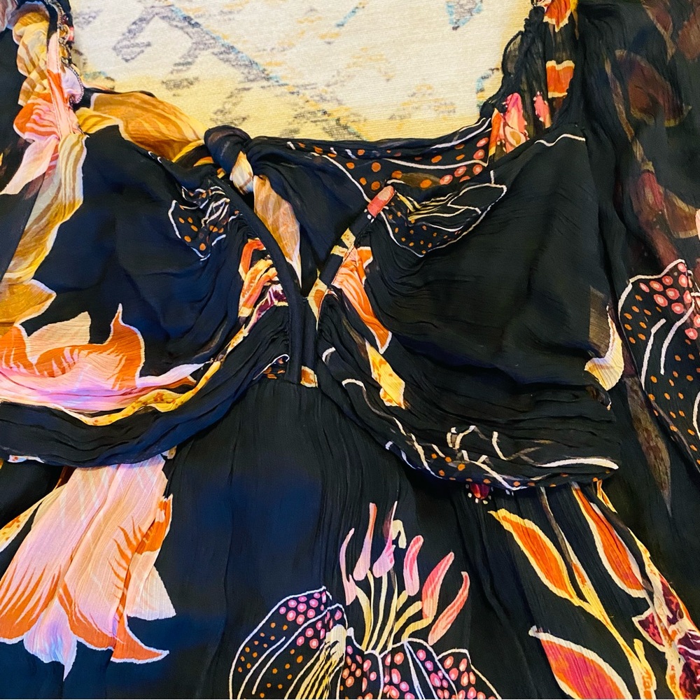 Let Me Be ANTHROPOLOGIE Babydoll Dress L Whimsygoth - Picture 10 of 13
